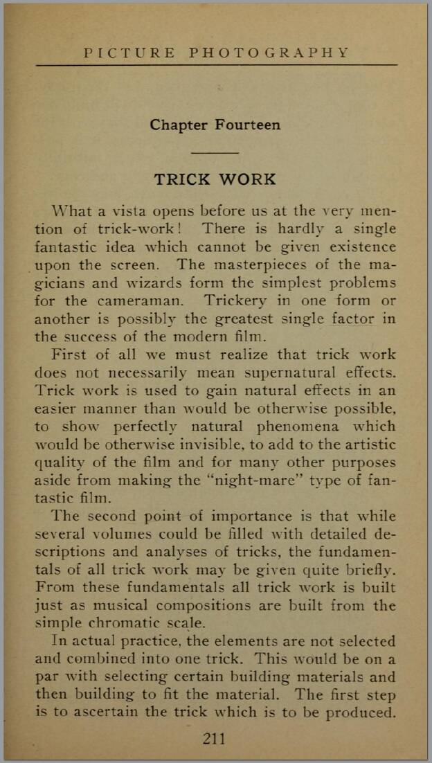 The Handbook of Motion Picture Photography by Herbert C. McKay A.R.P.S.