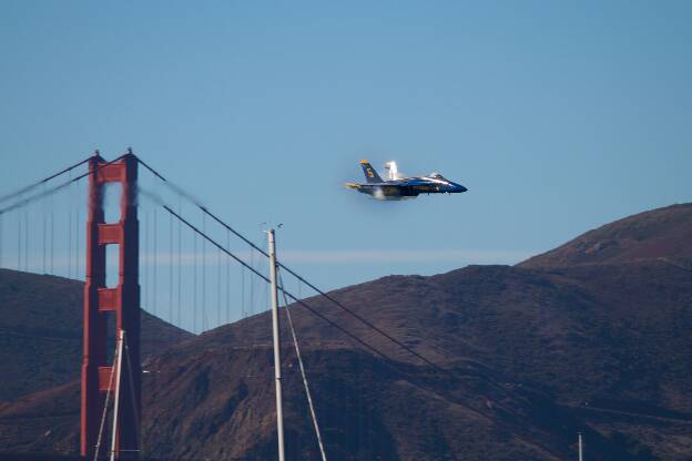 Blue Angels over Bay